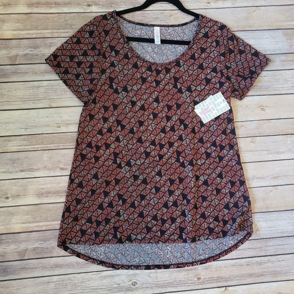 M LuLaRoe Black and Orange Classic T.